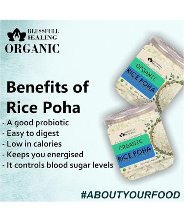 Blessfull Healing Organice Rice POHA for Breakfast 2 lb (907 Gram) - Buy Online on GoSupps.com