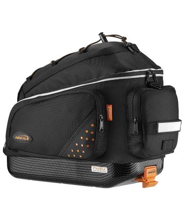 Ibera Bike Trunk Bag - PakRak Clip-On Quick-Release Bicycle Commuter Bag Regular - Buy Online on GoSupps.com