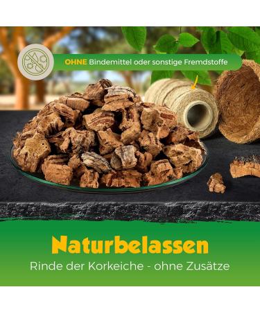Buy Coarse Cork Granulate 10L (10-30mm) for Floristics Decoration & Plant Substrate - Ideal for Terrariums & Model Building - Buy Online on GoSupps.com