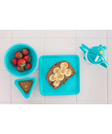 Made in USA Lollaland Weighted Straw Sippy Cup - Infant & Toddler Transition Cup | Shark Tank Product | Lollacup (Turquoise) with Straw Replacement Pack - Buy Online on GoSupps.com