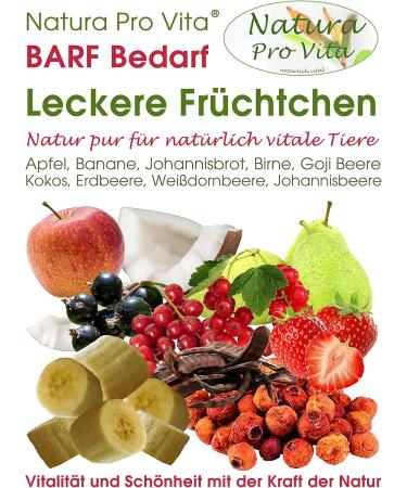 Barffruits Dog Natural Fruit Mixture - Gluten-Free Grain-Free Sugar-Free Vitamin-Rich - 1kg All-Natural Dog Treats - Buy Online on GoSupps.com