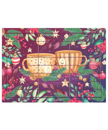 Tea Advent Calendar 2023 - 48 Tea Bags in 24 Varieties | Frog.Coffee | Top Brands Like Twinings & B nting - Perfect Gift for Tea Lovers - Buy Online on GoSupps.com