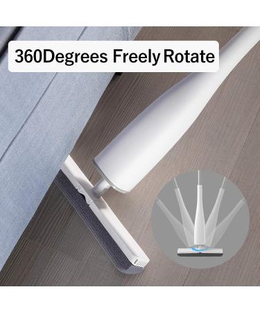 Folding 180 Self-Twisting Sponge Mop with Floor Scrub | Easy to Clean Dust & Pet Hair | Lightweight Household Cleaning Tool - Buy Online on GoSupps.com