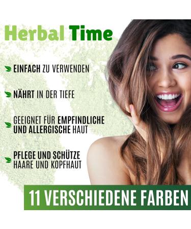 Herbal Time Natural Hair Color - Henna Silver Blonde N 1 | Ammonia-Free Sulfate-Free Paraben-Free | 100% Vegetable | Temporary 75ml Hair Dye - Buy Online on GoSupps.com