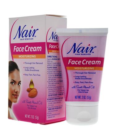 Nair Face Cream 2 OZ - Gentle Facial Hair Removal Cream - Buy Online on GoSupps.com