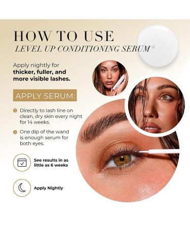 Level Up Conditioning Lash Serum | Fuller Natural Lashes | Non-Irritating Formula - Buy Online on GoSupps.com
