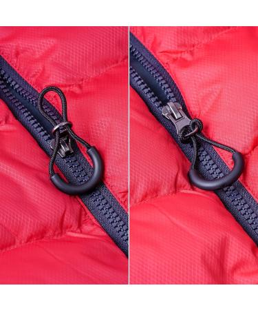 40 Colorful Zipper Pendants - 60x30mm Nylon Replacement Zippers Set for Repair - Threading Accessories - Buy Online on GoSupps.com
