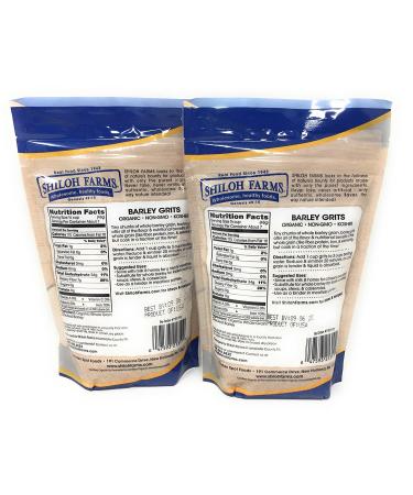Shiloh Farms Organic Barley Grits - 12 oz (Pack of 2) | Nutritious and Delicious Breakfast Option - Buy Online on GoSupps.com