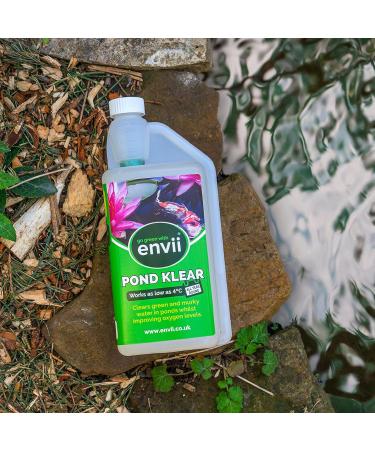 Envii Pond Klear - Natural Green Pond Water Treatment | Clears Green & Murky Water | Safe for Fish & Wildlife - 1L (40,000L) - Buy Online on GoSupps.com
