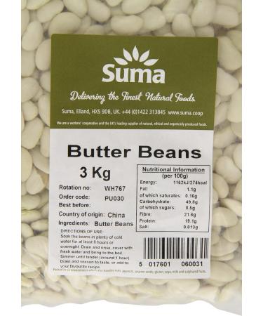 Suma Butter Beans 3 kg - High-Quality Wholesale Beans Online - Buy Online on GoSupps.com