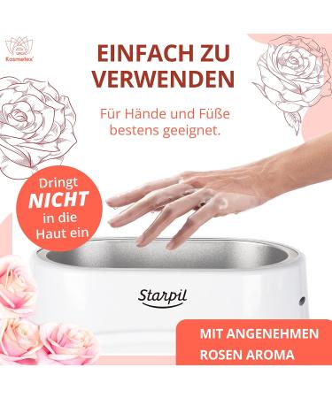 Kosmetex Rose Pink Paraffin Bath for Hands & Feet - 10x 500ml Heating Wax Block for Warmer - Buy Online on GoSupps.com