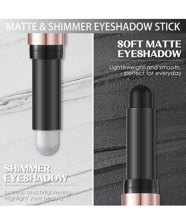 FOCALLURE 2PCS Eyeshadow Stick Set - Shimmer & Matte Cream Pencil Crayon - Buy Online on GoSupps.com