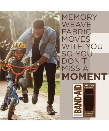 Band-Aid Brand Ourtone Adhesive Bandages BR65 - Extra Large, 10 ct - Buy Online on GoSupps.com