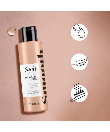 Suave Simply Styled Anti Frizz Serum - 24 Hour Smoothing Hair Serum for Frizz Control (4.75 oz) | International Shipping Available - Buy Online on GoSupps.com