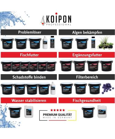 KOIPON Pon-Vital 2.5 kg 100% Biological Filamentous Algae Killer for Garden Ponds | Eco-Friendly Algae Control - Buy Online on GoSupps.com