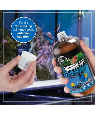 Microbe Lift Therapy 118ml | 100% Biological Bacteria for Fish | Promotes Growth & Vitality | Reduces Illness in Aquariums - Buy Online on GoSupps.com