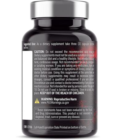 Demon Booster - Men's Ultimate Supplement with Tribulus Terrestris, Chrysin & Zinc Magnesium (120 Capsules) - Buy Online on GoSupps.com