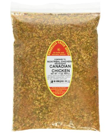 Marshalls Creek Spices Kosher Canadian Chicken No Salt Refill, 11 Ounce