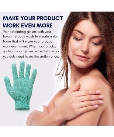 Exfoliating Shower Gloves - 10 Pairs for Beauty Spa, Skin Massage, Dead Skin Cells Remover - Body Scrub Gloves in 5 Colors - Buy Online on GoSupps.com