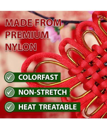 Mandala Crafts 1mm Nylon Satin Cord - 109 Yards White Braided String for Jewelry Making, Bracelets, Chinese Knots - Beading Rattail Trim - Buy Online on GoSupps.com