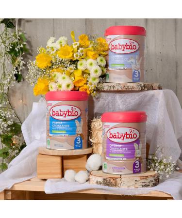 Babybio - Infant Milk - Caprea 3rd Age - 800 g - Goat Milk - From 10 Months - Organic - Made in France - Palm Oil Free - Pack of 3 - Buy Online on GoSupps.com