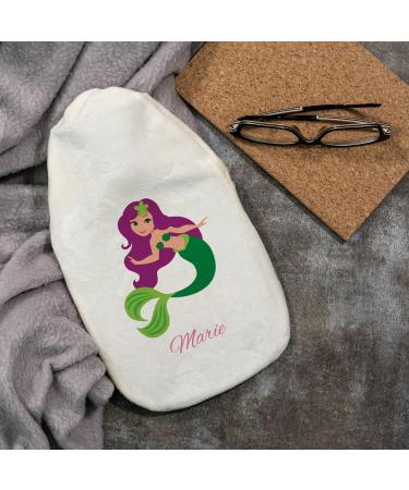 Personalized Mermaid Hot Water Bottle - Cozy Heat Bottle Cover for Kids & Adults | Ideal Gift Idea (800 ml) - Buy Online on GoSupps.com