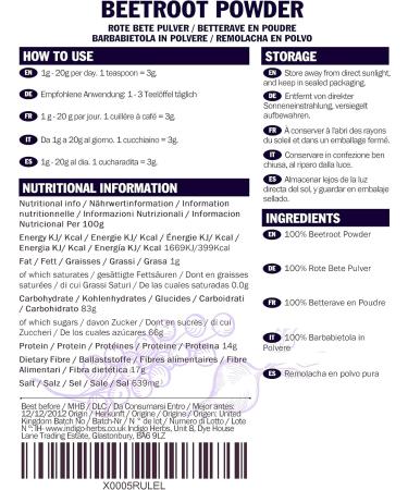 Beetroot powder - 500g (Quality assured) - Buy Online on GoSupps.com