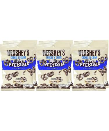 Hershey's Cookies'n'Creme Dipped Pretzels 120g - Pack of 6 - Buy Online on GoSupps.com