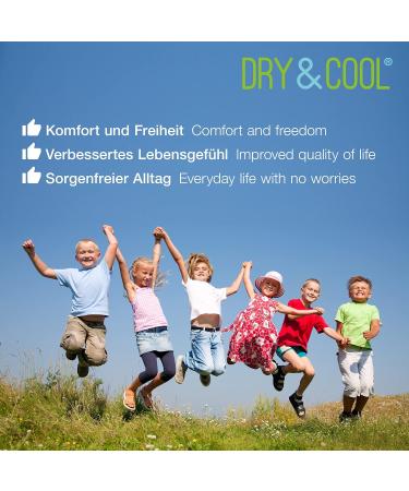 Dry & Cool Daily Incontinence Brief for Kids | Washable Absorbing Underwear - Dino Design (134-140 cm 9-10 Years) - Black/Green/Blue - Buy Online on GoSupps.com