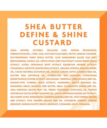 Cantu Define & Shine Custard with Shea Butter 12 oz - Natural Hair Styling Product - Buy Online on GoSupps.com