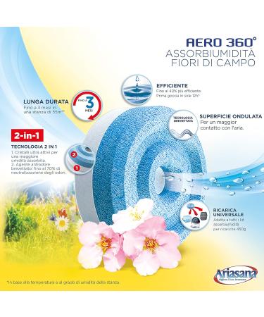 Ariasana 2091843 Aero 360 Refill Tab - Fruit Energy Orange Scent 450g | International Shipping Available - Buy Online on GoSupps.com