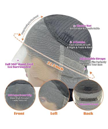 24 Lovigs Body Wave Human Hair Full Lace Wig - 180% Density, Pre-Plucked with Baby Hair - Natural Black - Buy Online on GoSupps.com