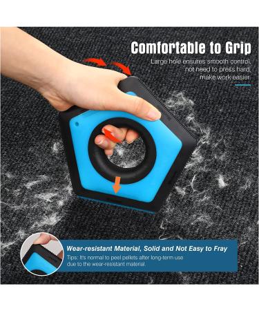VavoPaw Pet Hair Remover - All-In-One Hair Detailer for Pets, Cars, Furniture - Blue - 1 Pack - Buy Online on GoSupps.com