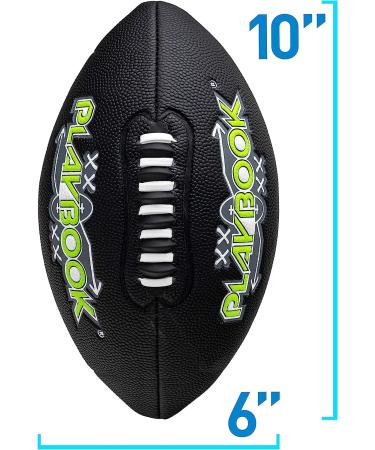 Franklin Sports Youth Football - Playbook Junior Football with Route Diagrams - Black, Small Size for Peewee and Youth Football - Buy Online on GoSupps.com