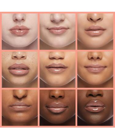 Hydrating Lip Glow Oil - Moisturizing & Plumping Gloss for Long Lasting, Non-Sticky, Transparent Lips - Pink (001) - Buy Online on GoSupps.com