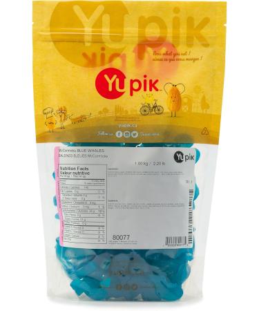 Yupik Jelly Blue Whales 1 kg Whale-Shaped Candies Blue Raspberry Flavor Chewy Gummies Fun Treat Sweet Candy Delicious Snack Ideal for Gifting Holidays & Baking 1 kg (Pack of 1) - Buy Online on GoSupps.com