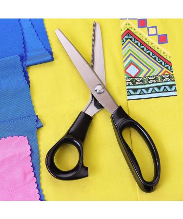 Hui Tong Strong & Sharpe Pinking Shears Pinking Shears Scissors for Fabric  Serrated and Scalloped Scissors Fabric 3mm 5mm 7mm (Scalloped 7mm) - Buy Online on GoSupps.com