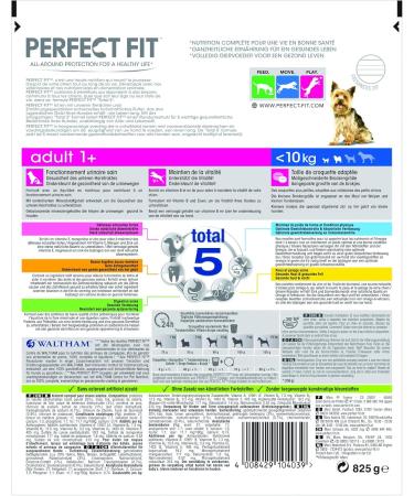 Adult 1+ Dry Dog Food for Small Dogs ( 10 kg) 5 pouches 5 x 825 g Premium dry dog food rich in chicken to support vitality - Buy Online on GoSupps.com