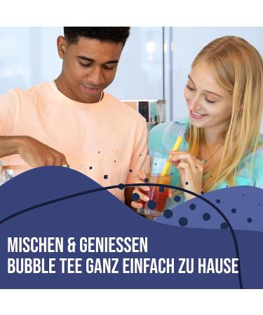 Inspire Food Bubble Tea Pearl Set - 3-Pack Popping Boba | Vegan & Gluten-Free Fruit Beads - Green Apple Blueberry Passion Fruit | 1350g Tapioca Pearls - Buy Online on GoSupps.com