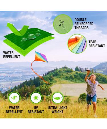 Large Diamond Kite for Kids - Lightweight, Easy to Assemble, Soars High in Low Winds - Ideal for Outdoor Fun with Friends & Family! - Buy Online on GoSupps.com