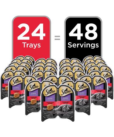 Sheba Perfect Portions Patأ© Wet Cat Food - 24 Twin-Packs for Easy Feeding - Buy Online on GoSupps.com