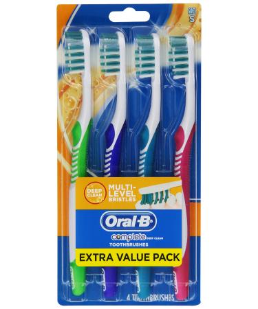 Oral-B Complete Deep Clean Soft Bristles Toothbrush 4 Count