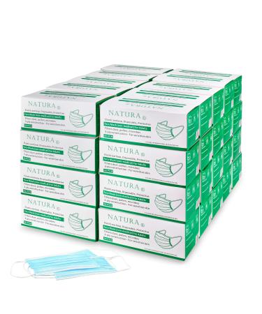 "NATURA" Unisex Face Masks 3-ply with ear loops 2000 / pack