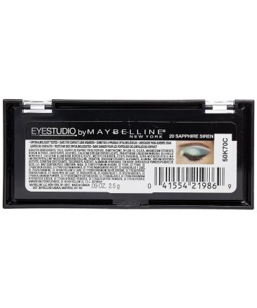 Maybelline New York Eye Studio Color Plush Silk Eyeshadow Sapphire Siren - 0.09 oz - Buy Online on GoSupps.com