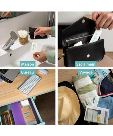 Cassiana Dental Holder with Toothpick - Biodegradable Travel Pack 100 Individual Bags for Easy Interdental Cleaning - Buy Online on GoSupps.com