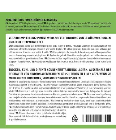 Ground Allspice (100g) 100% Natural Ground Allspice Beans Natural Allspice Powder - Buy Online on GoSupps.com