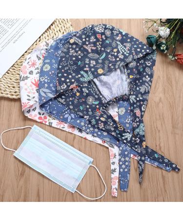 ASTER Scrub Cap Set with Buttons | Adjustable Sweatband Working Caps for Women | Ponytail Pouch Hats | Hair Covers | Ribbon Tie Back Hats for Men | Shower Caps - Buy Online on GoSupps.com