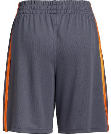 adidas Boys' Aeroready Classic 3s Short - Blue Oxide/Screaming Orange - Small - Buy Online on GoSupps.com