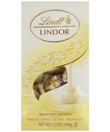 Lindt Lindor White Chocolate Truffle, 5.1 Ounce