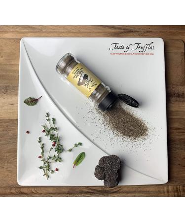 Black Truffle Dust Seasoning - Premium Black Truffle & Mushroom Powder - 2.47oz Gourmet Condiment - Buy Online on GoSupps.com